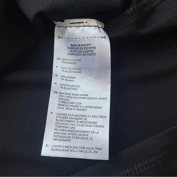 Adidas Mens Golf Size Medium M Long Sleeve Shirt Black - Picture 5 of 5